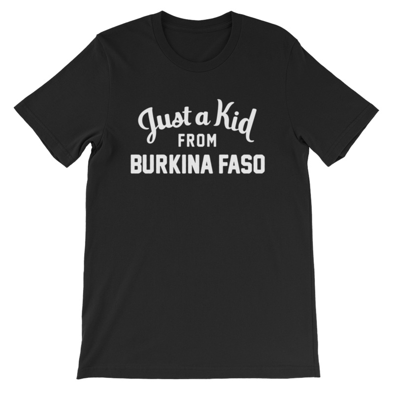 Unisex Black T-Shirt | Burkina Faso