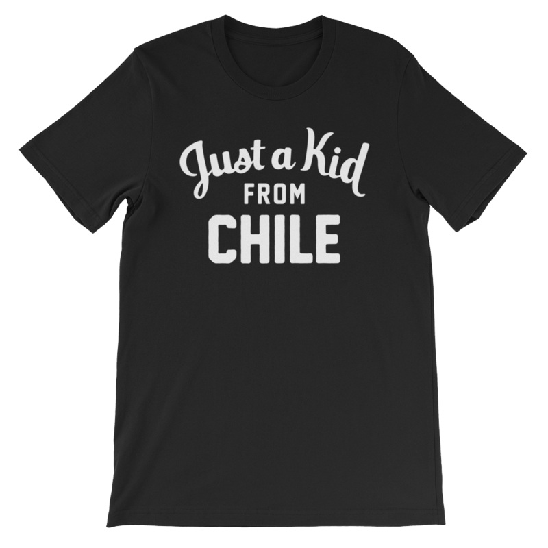 Unisex Black T-Shirt | Chile