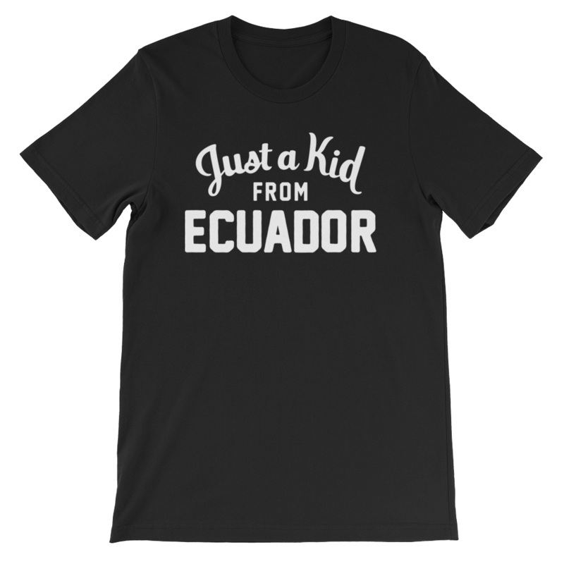 Unisex Black T-Shirt | Ecuador
