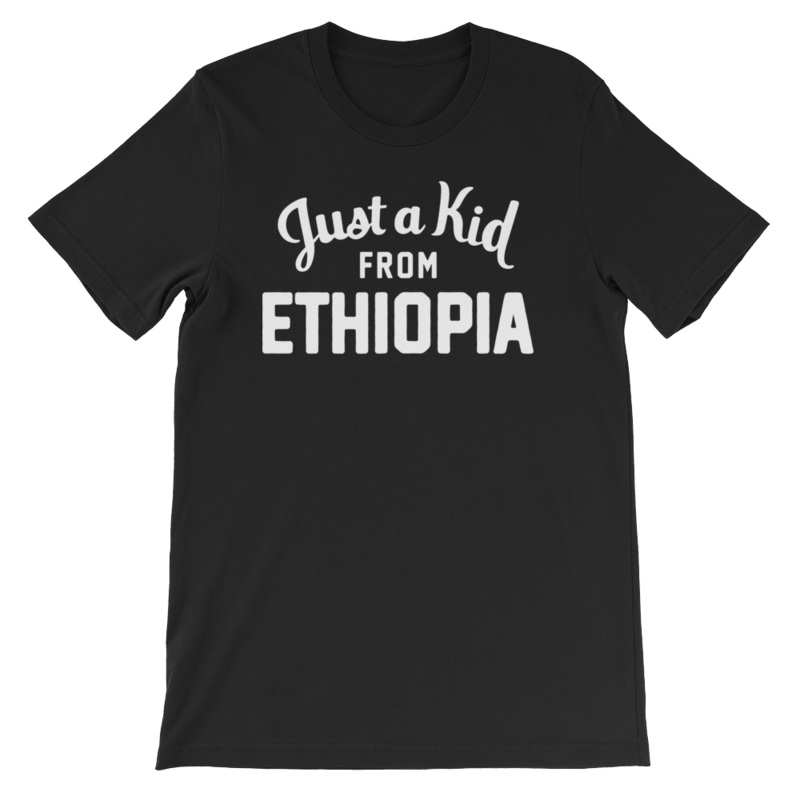 Unisex Black T-Shirt | Ethiopia