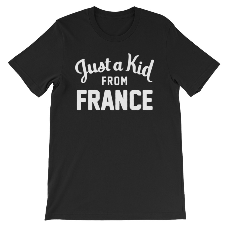 Unisex Black T-Shirt | France