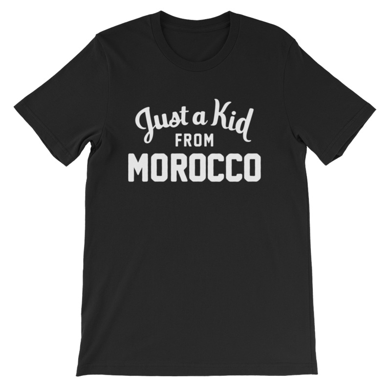 Unisex Black T-Shirt | Morocco