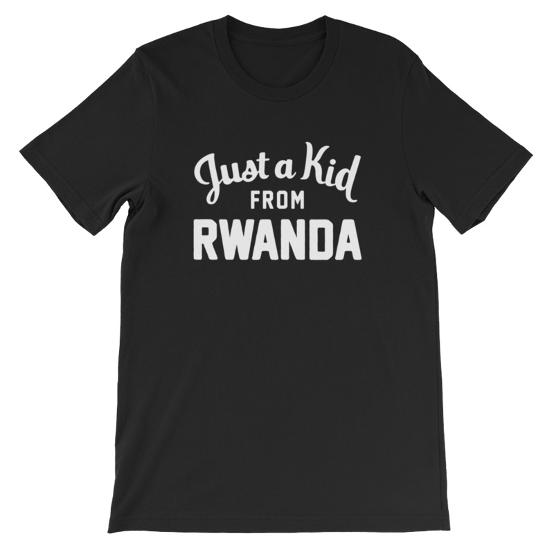 Unisex Black T-Shirt | Rwanda