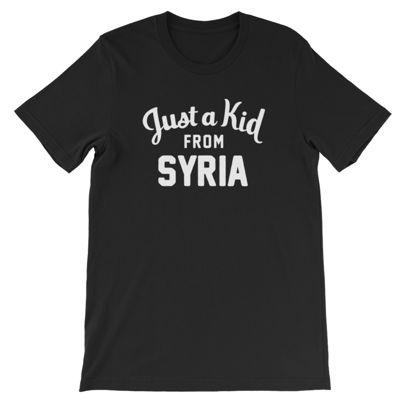 Unisex Black T-Shirt | Syria