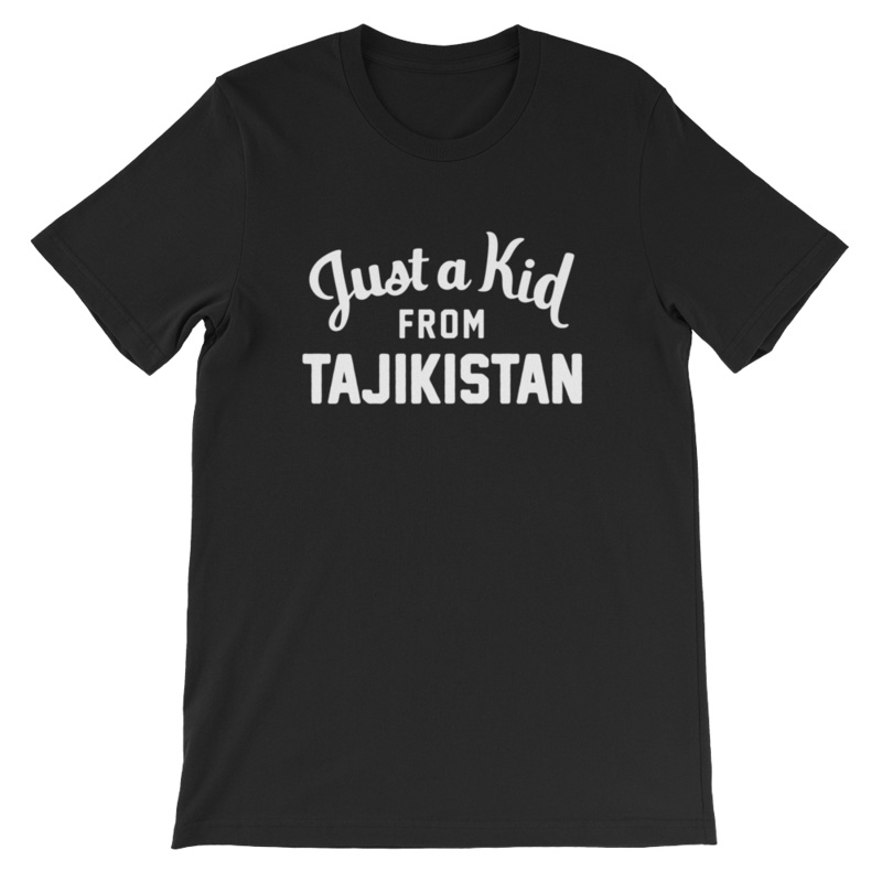 Unisex Black T-Shirt | Tajikistan