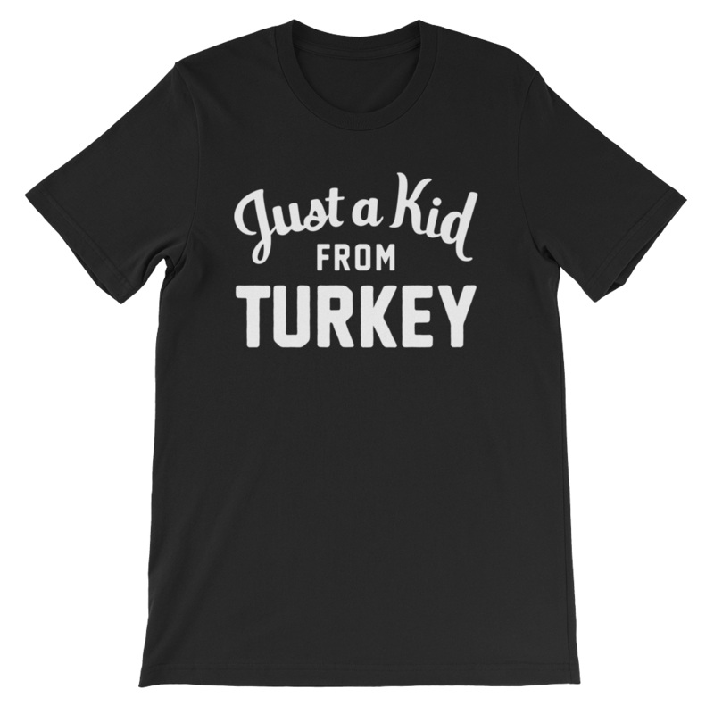 Unisex Black T-Shirt | Turkey