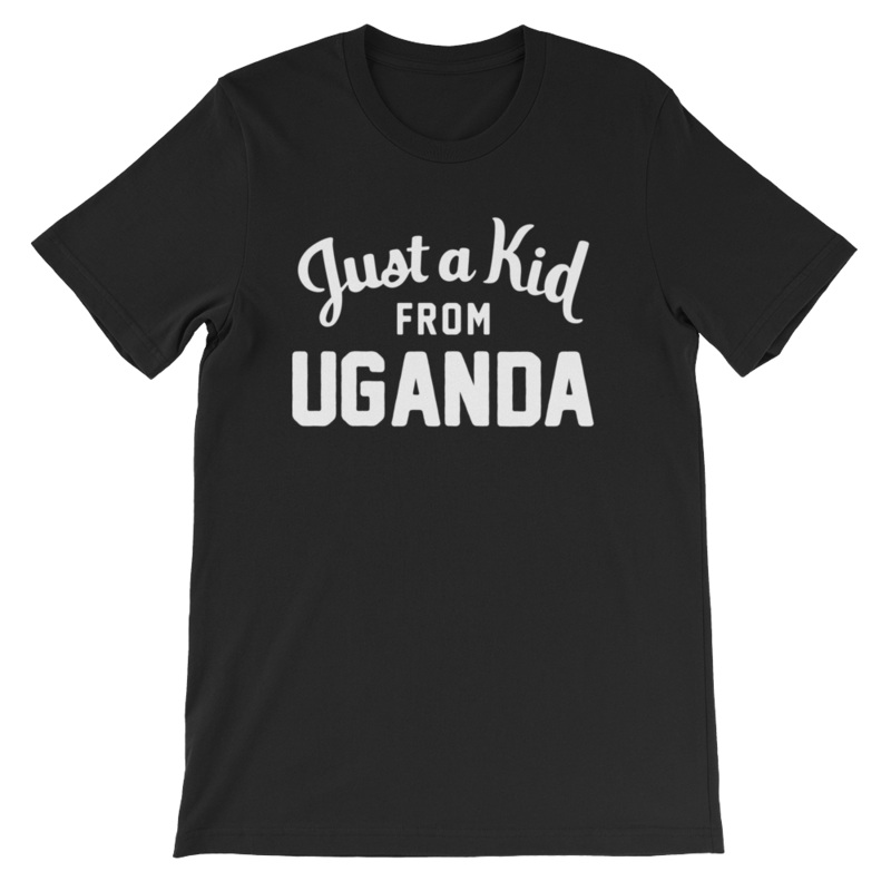Unisex Black T-Shirt | Uganda