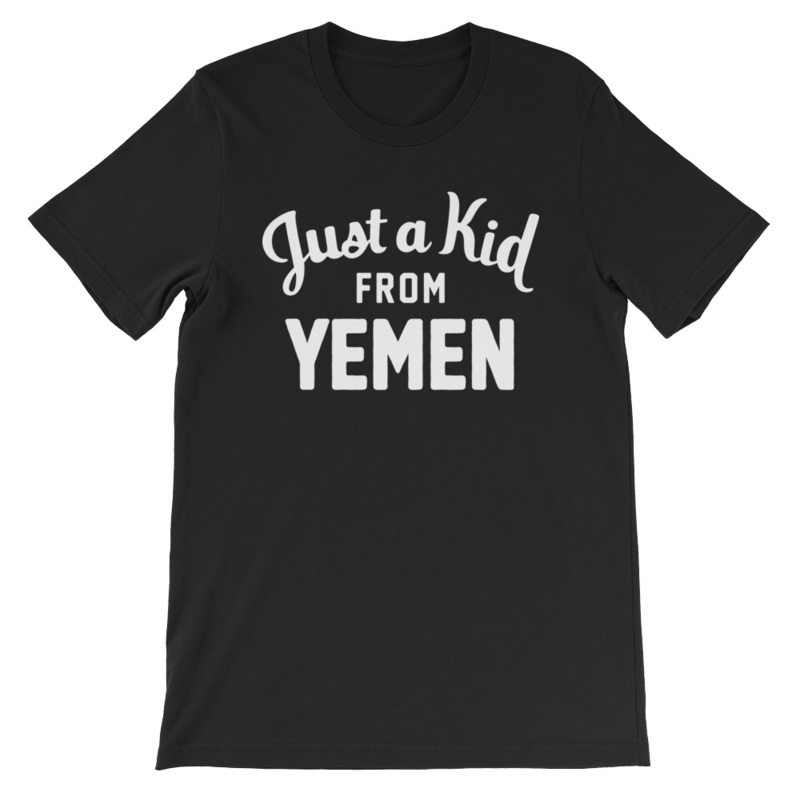 Unisex Black T-Shirt | Yemen