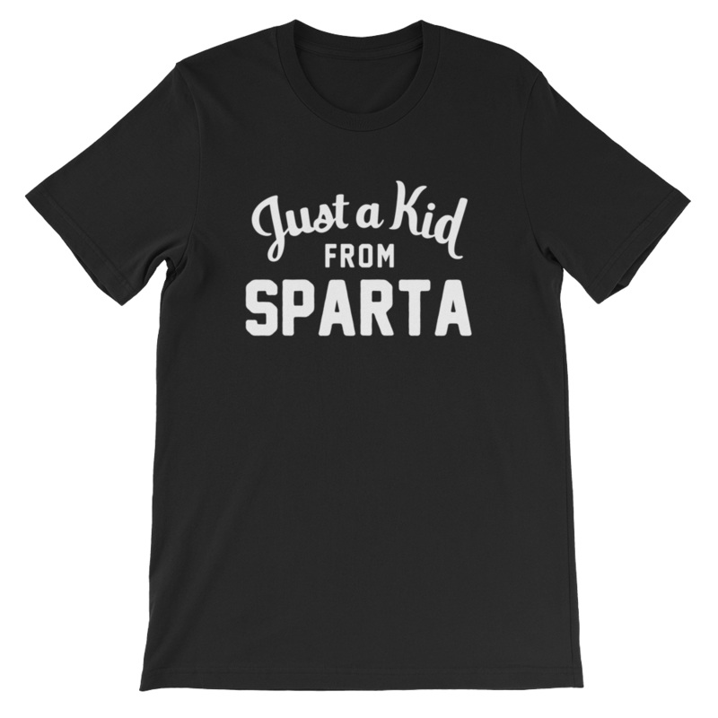 Unisex Black T-Shirt | Sparta
