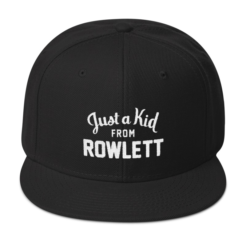 Black Snapback Hat | Rowlett