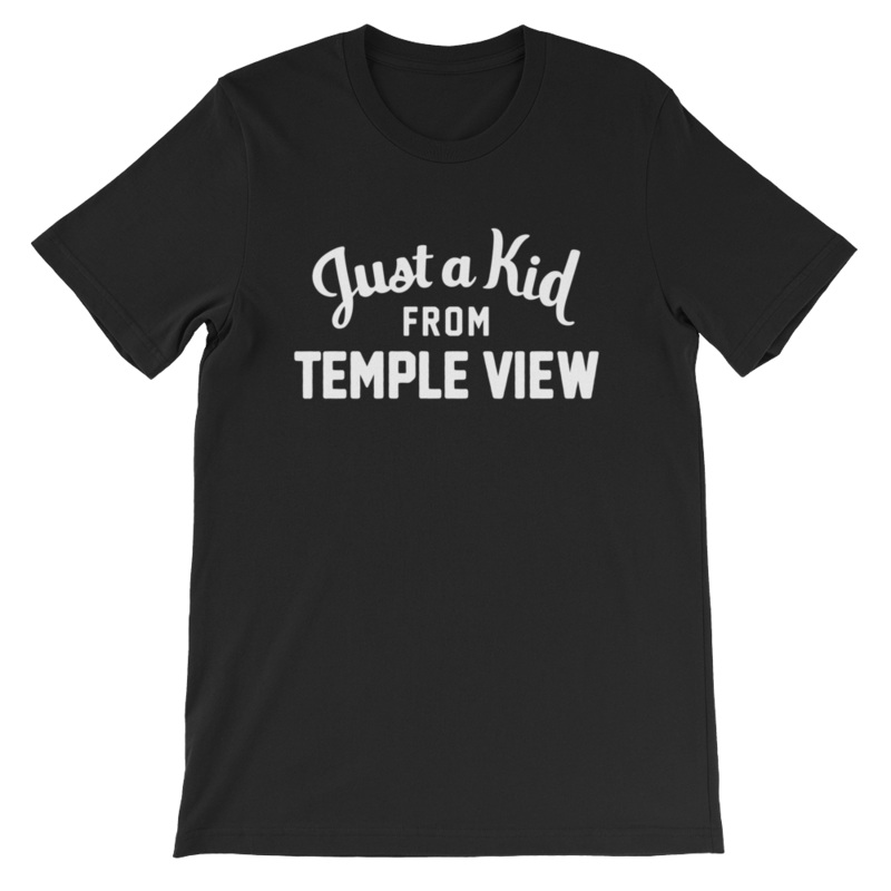 Unisex Black T-Shirt | Temple View