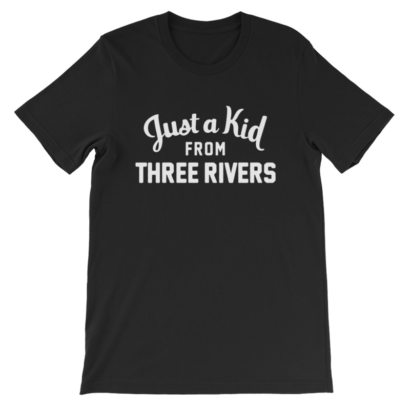Unisex Black T-Shirt | Three Rivers