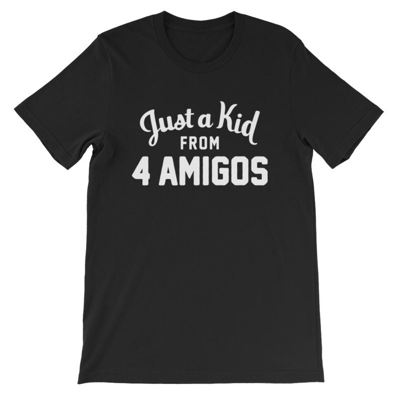 Unisex Black T-Shirt | 4 Amigos