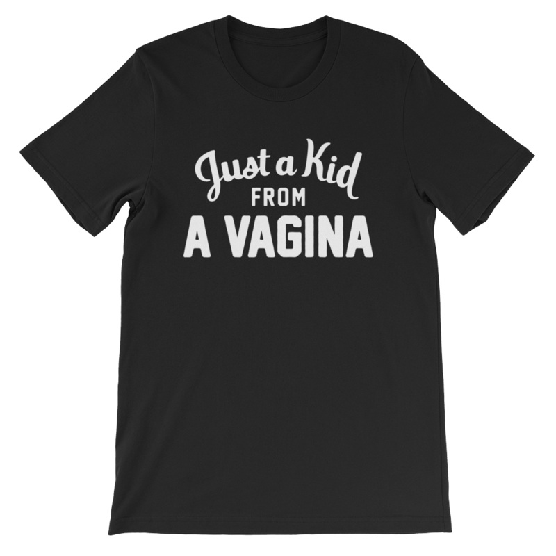 Unisex Black T-Shirt | A Vagina