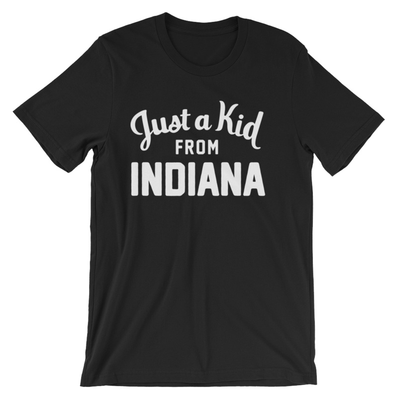 Unisex Black T-Shirt | Indiana