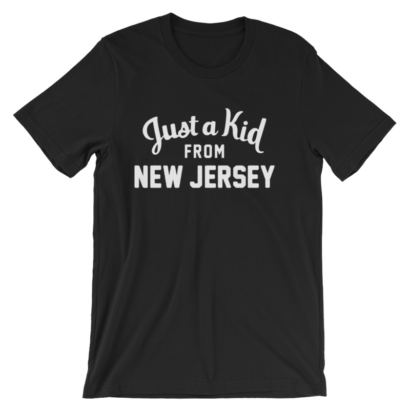 Unisex Black T-Shirt | New Jersey
