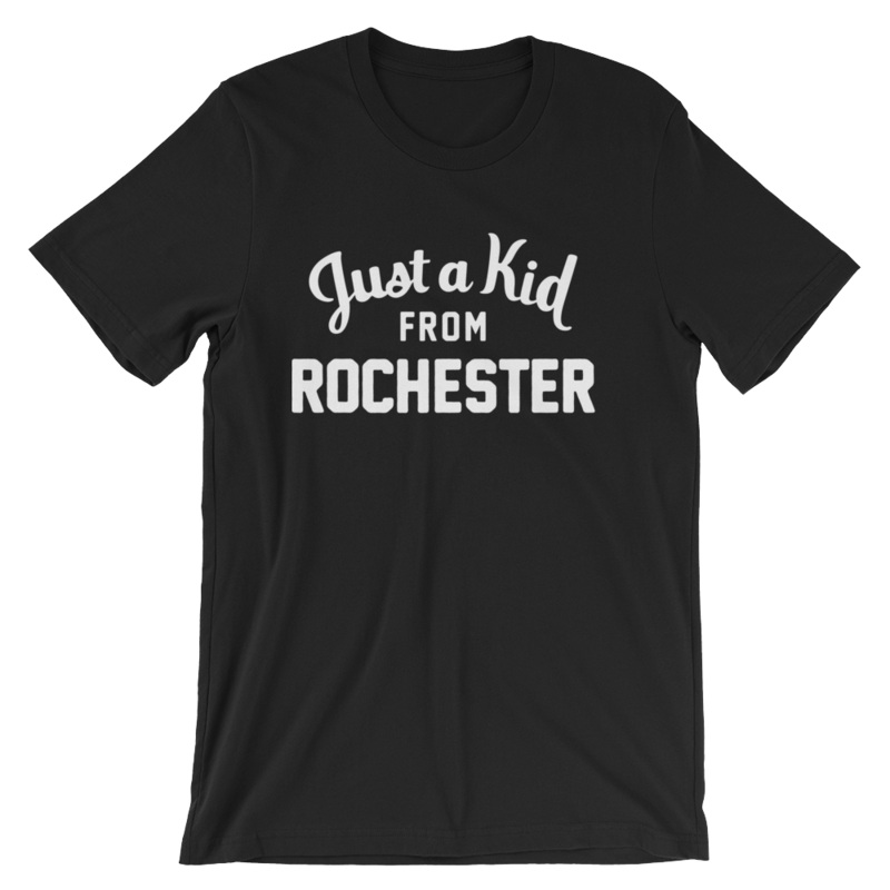 Unisex Black T-Shirt | Rochester