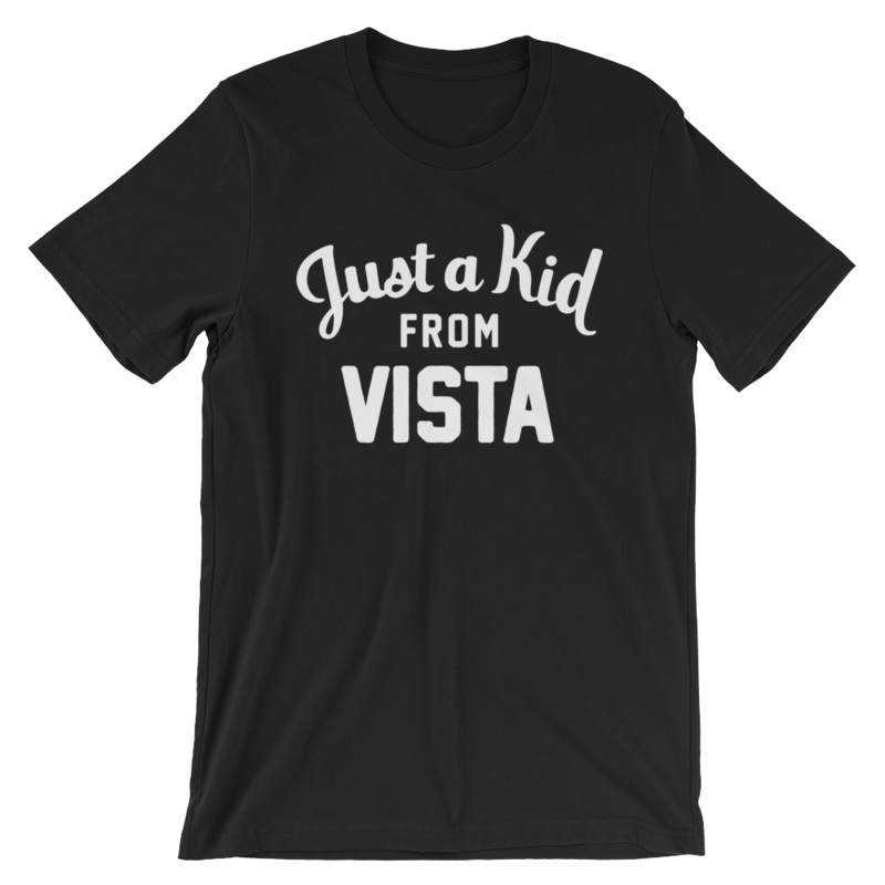 Unisex Black T-Shirt | Vista