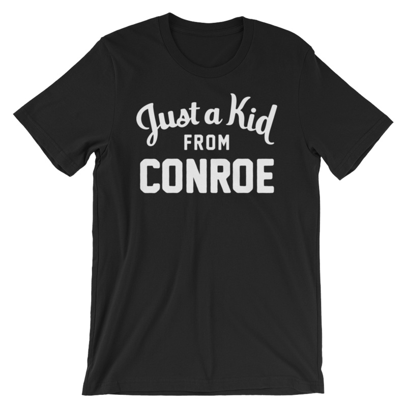 Unisex Black T-Shirt | Conroe