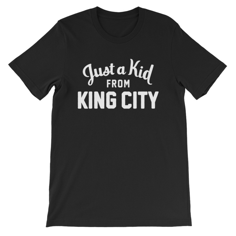 Unisex Black T-Shirt | King City