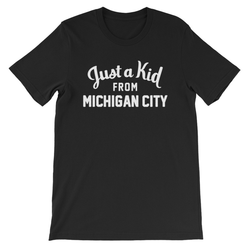 Unisex Black T-Shirt | Michigan City