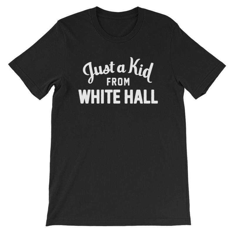 Unisex Black T-Shirt | White Hall