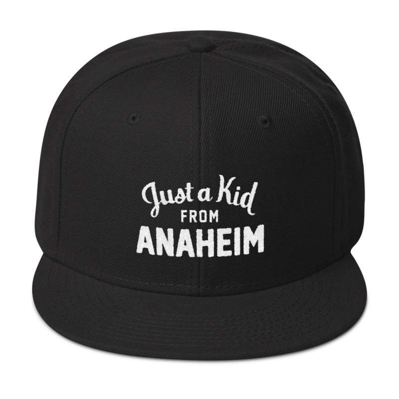 Black Snapback Hat | Anaheim