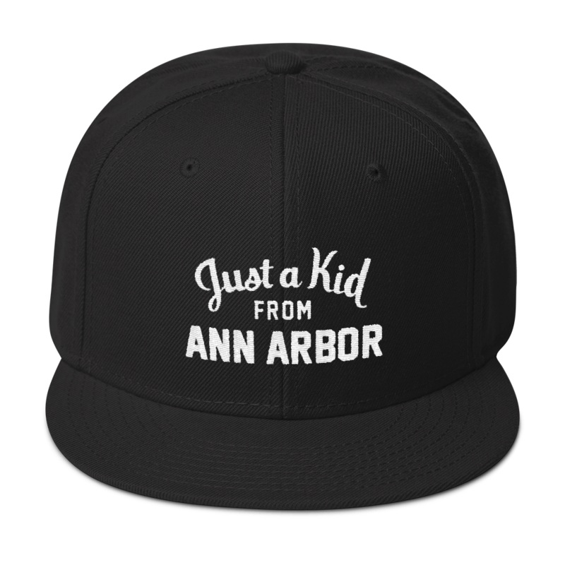 Black Snapback Hat | Ann Arbor