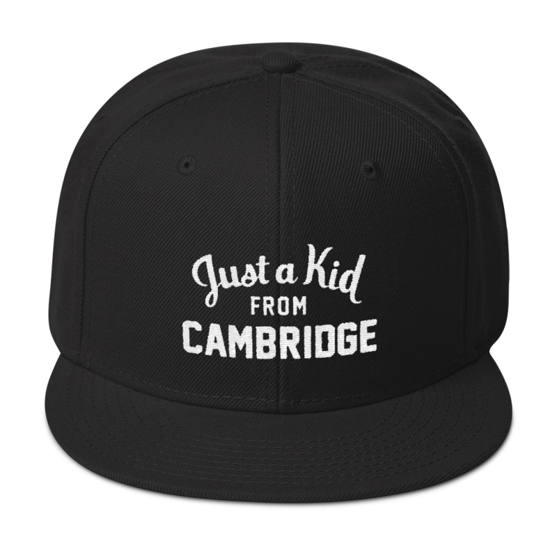 Black Snapback Hat | Cambridge