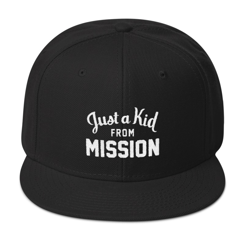 Black Snapback Hat | Mission