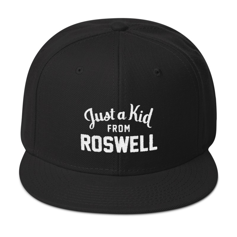 Black Snapback Hat | Roswell