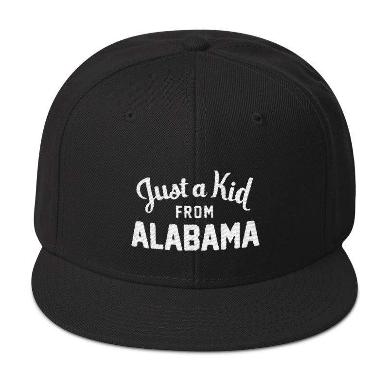 Black Snapback Hat | Alabama