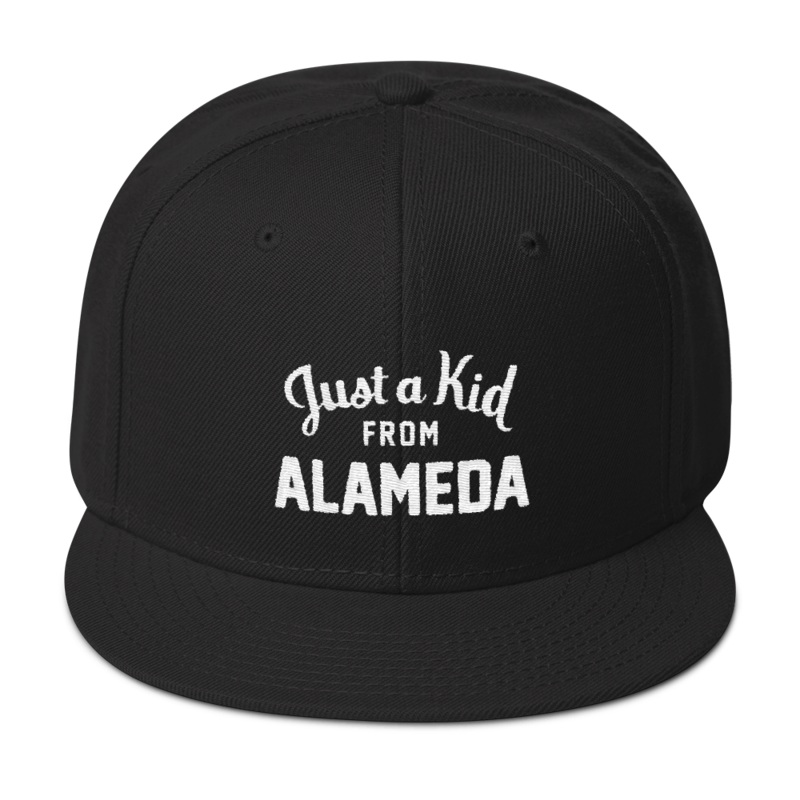 Black Snapback Hat | Alameda