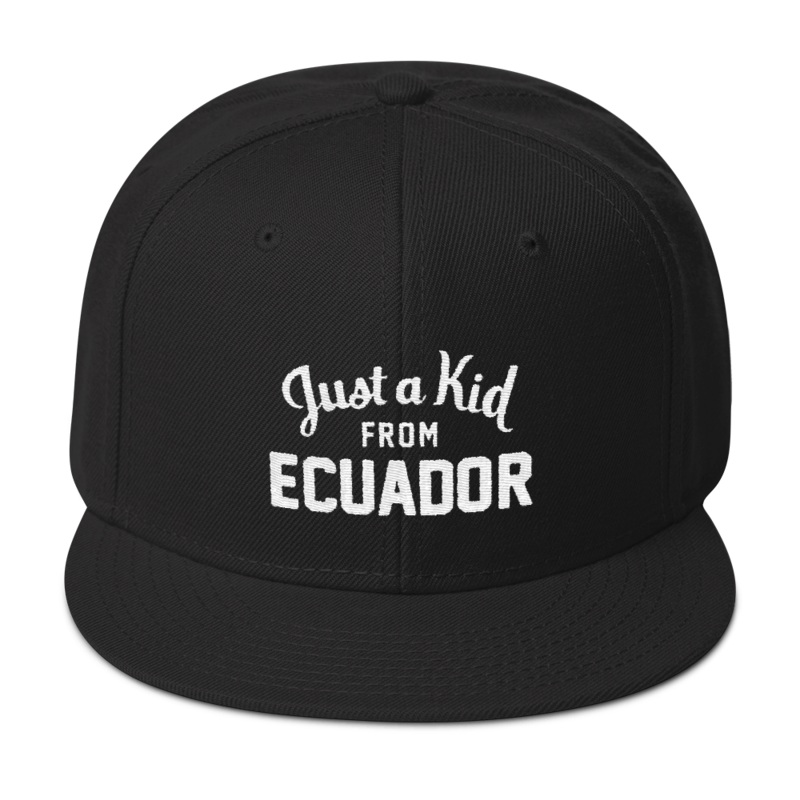 Black Snapback Hat | Ecuador