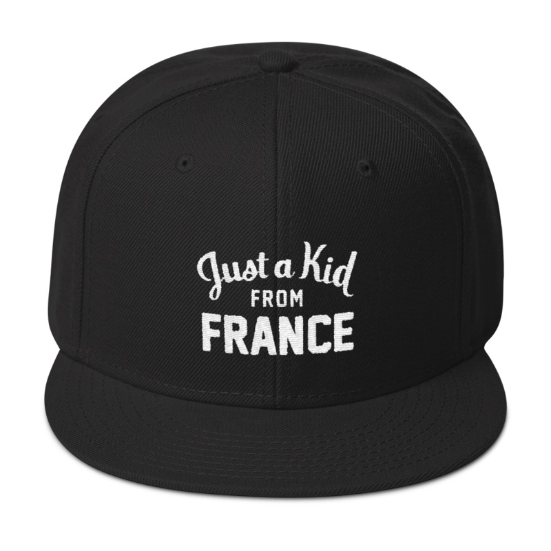 Black Snapback Hat | France