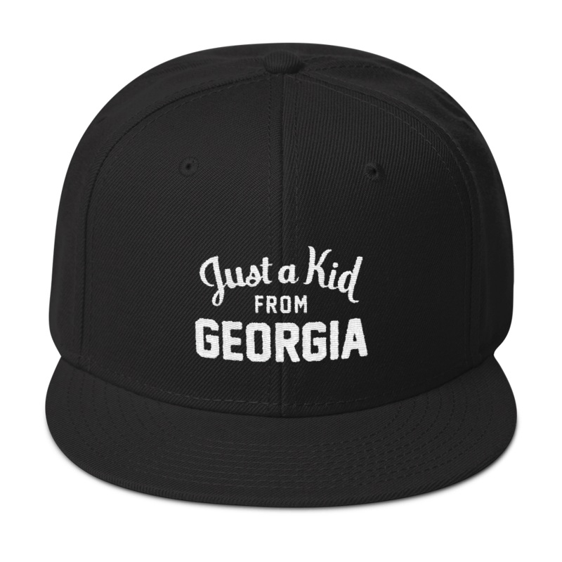Black Snapback Hat | Georgia