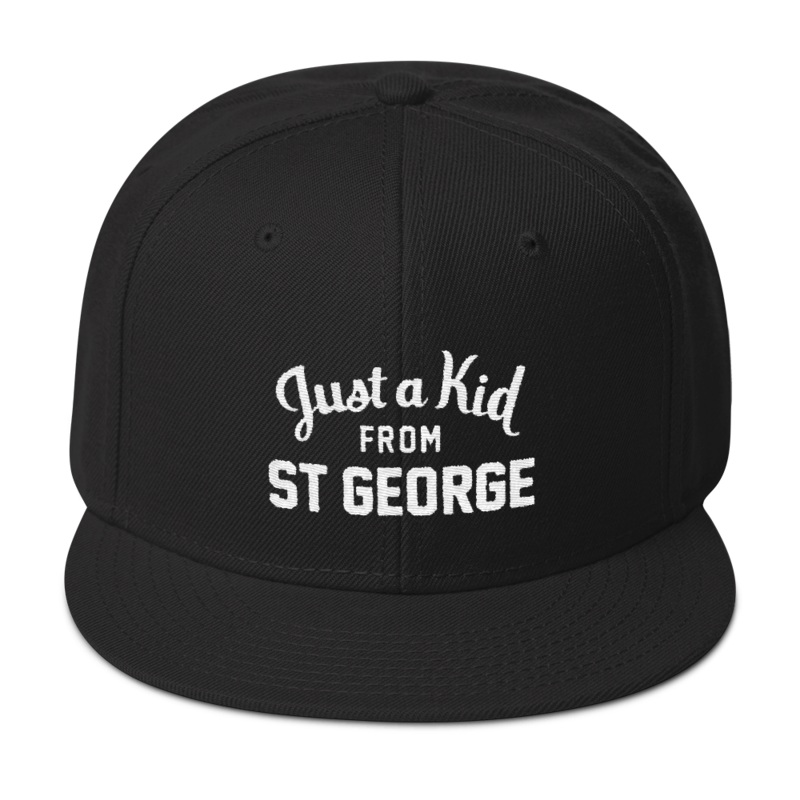 Black Snapback Hat | St. George