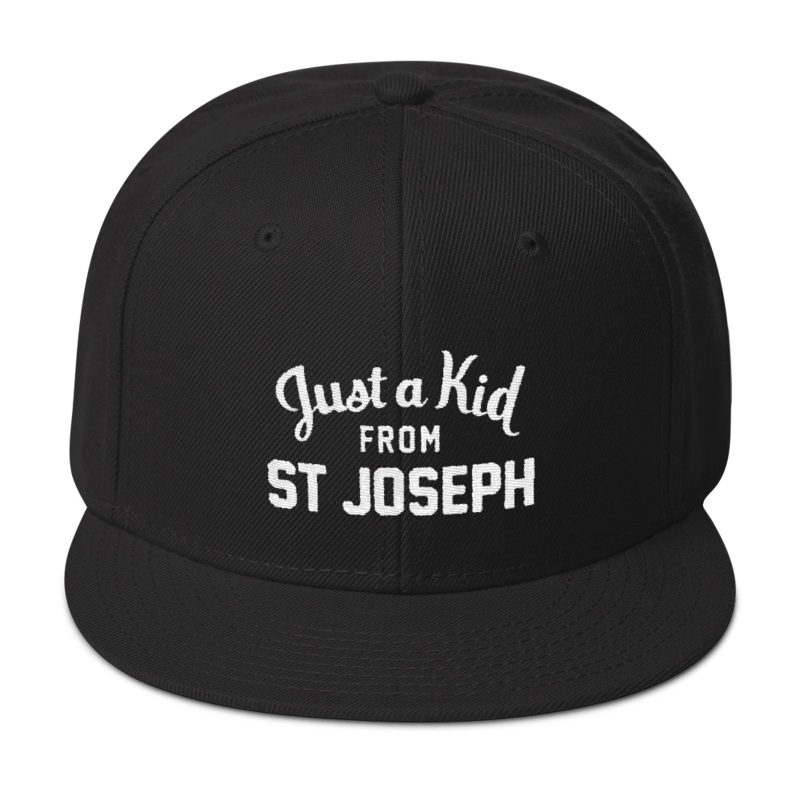 Black Snapback Hat | St. Joseph