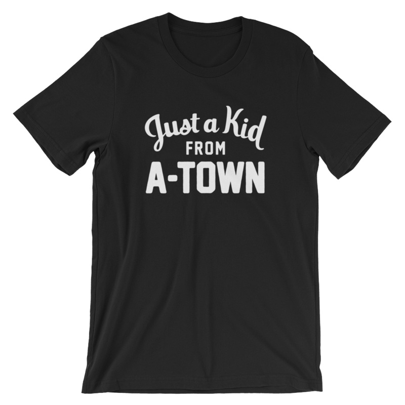 Unisex Black T-Shirt | A-town