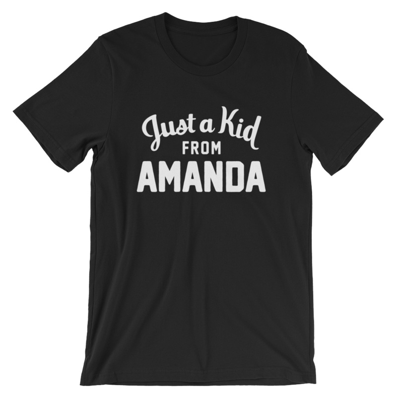 Unisex Black T-Shirt | Amanda