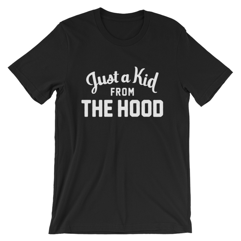 Unisex Black T-Shirt | The Hood