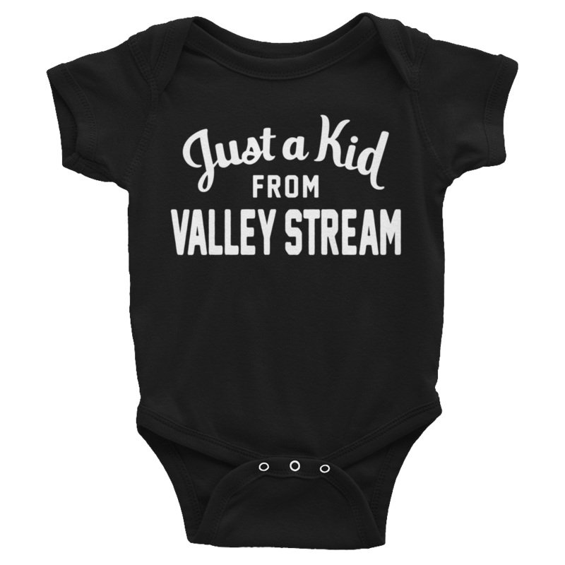 Unisex Black Baby Onesie | Valley Stream