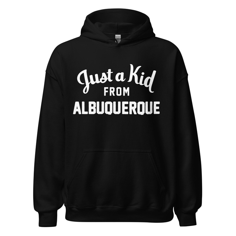 Unisex Black Hoodie Sweatshirt | Albuquerque
