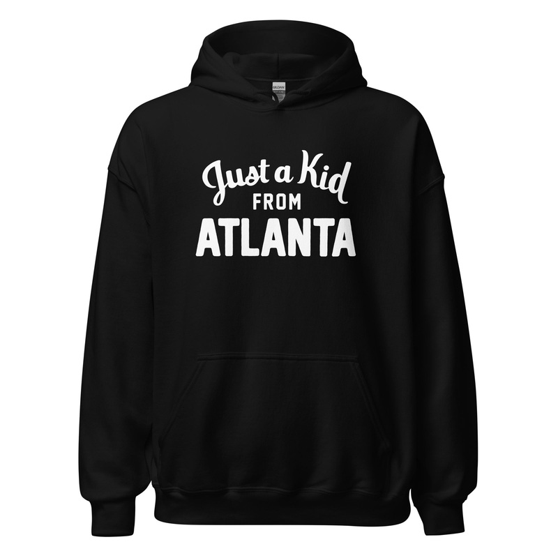 Unisex Black Hoodie Sweatshirt | Atlanta