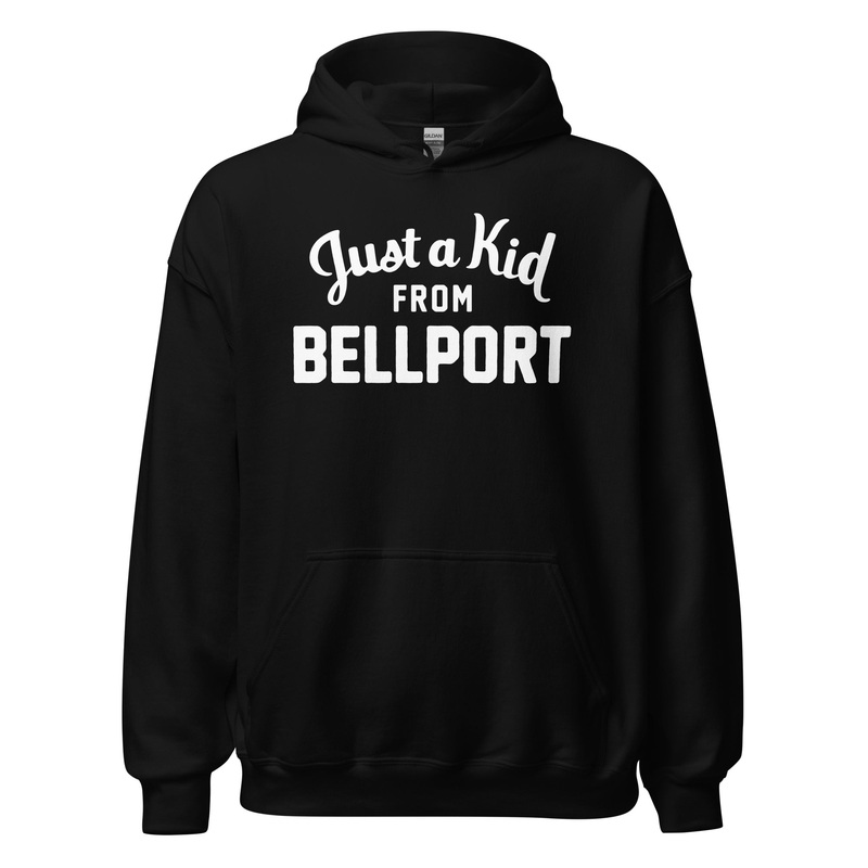 Unisex Black Hoodie Sweatshirt | Bellport