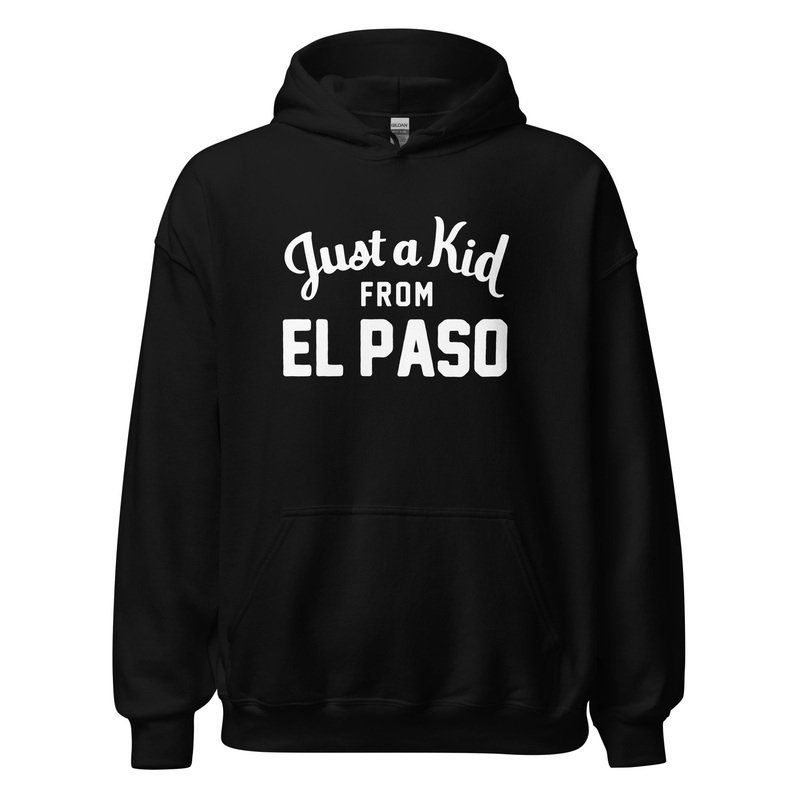 Unisex Black Hoodie Sweatshirt | El Paso