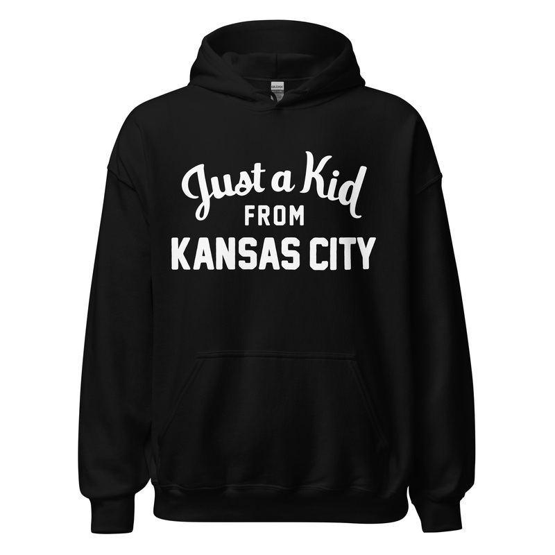 Unisex Black Hoodie Sweatshirt | Kansas City