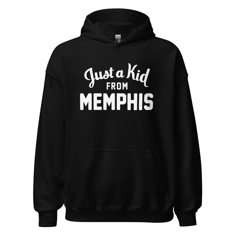 Unisex Black Hoodie Sweatshirt | Memphis