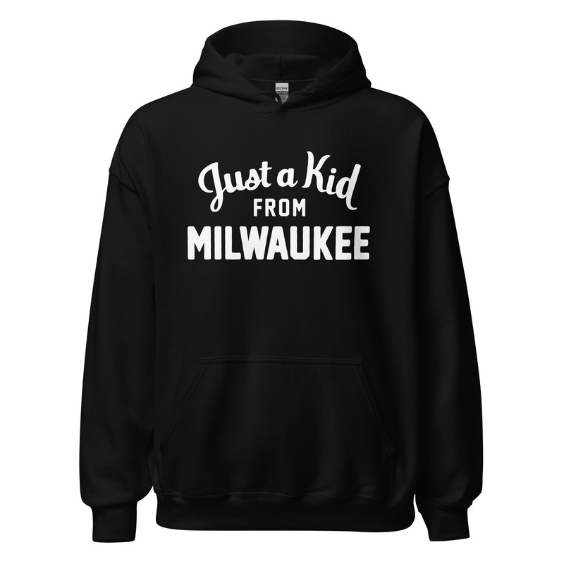 Unisex Black Hoodie Sweatshirt | Milwaukee