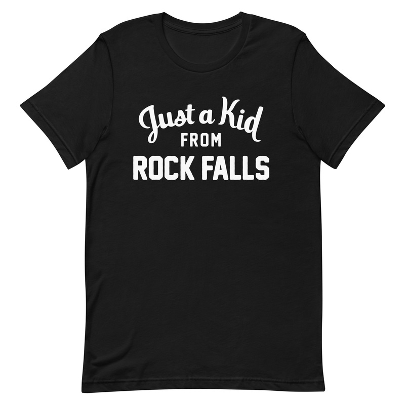 Unisex Black T-Shirt | Rock Falls